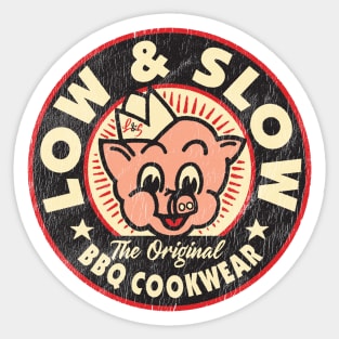 Low & Slow Piggy Sticker